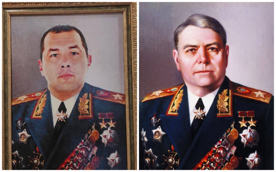 При обысках у сотрудника ГИБДД Таганрога обнаружили его портрет в образе маршала При обысках у сотрудника ГИБДД Таганрога обнаружили его портрет в образе маршала