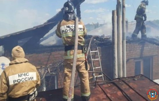 В Таганроге рабочий пострадал при пожаре в цехе по производству металлоконструкций