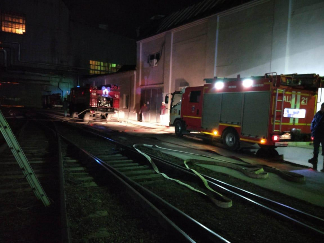 В Таганроге произошел пожар на заводе «Тагмет»