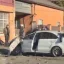 Автомобиль на скорости врезался в здание в Ростове