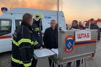 Василий Голубев выразил соболезнования близким погибшего пожарного