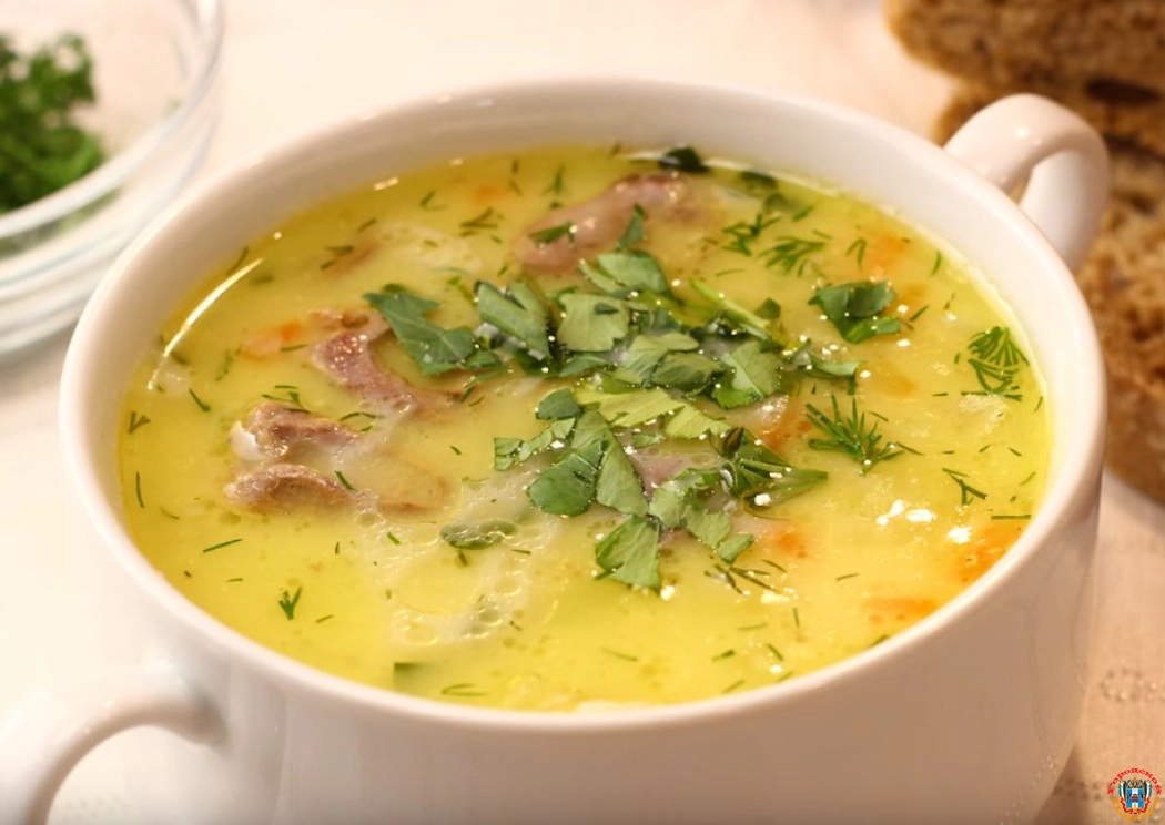 Рецепт сырного супа с плавленным сыром