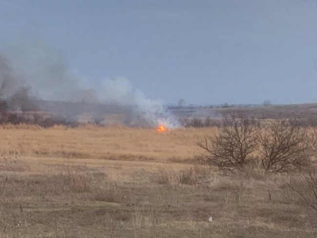 В районе хутора Красный Кут потушили ландшафтный пожар