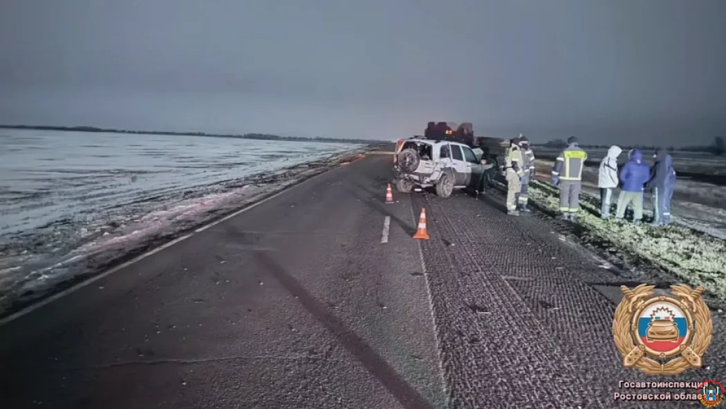 Трагедия на востоке Ростовской области: водитель &laquo;Нивы&raquo; погиб в двойном столкновении с большегрузами