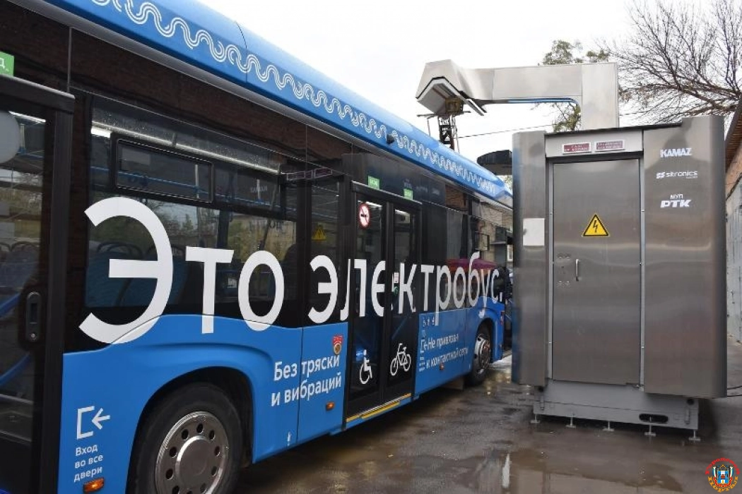 В Ростове началась тестовая эксплуатация электробуса и зарядной станции