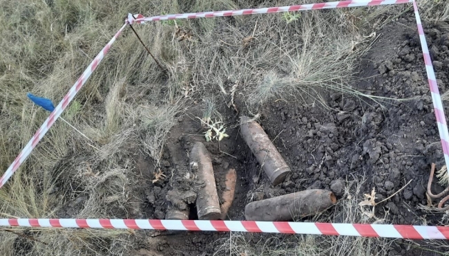 Снаряды времен войны нашли в Ростовской области