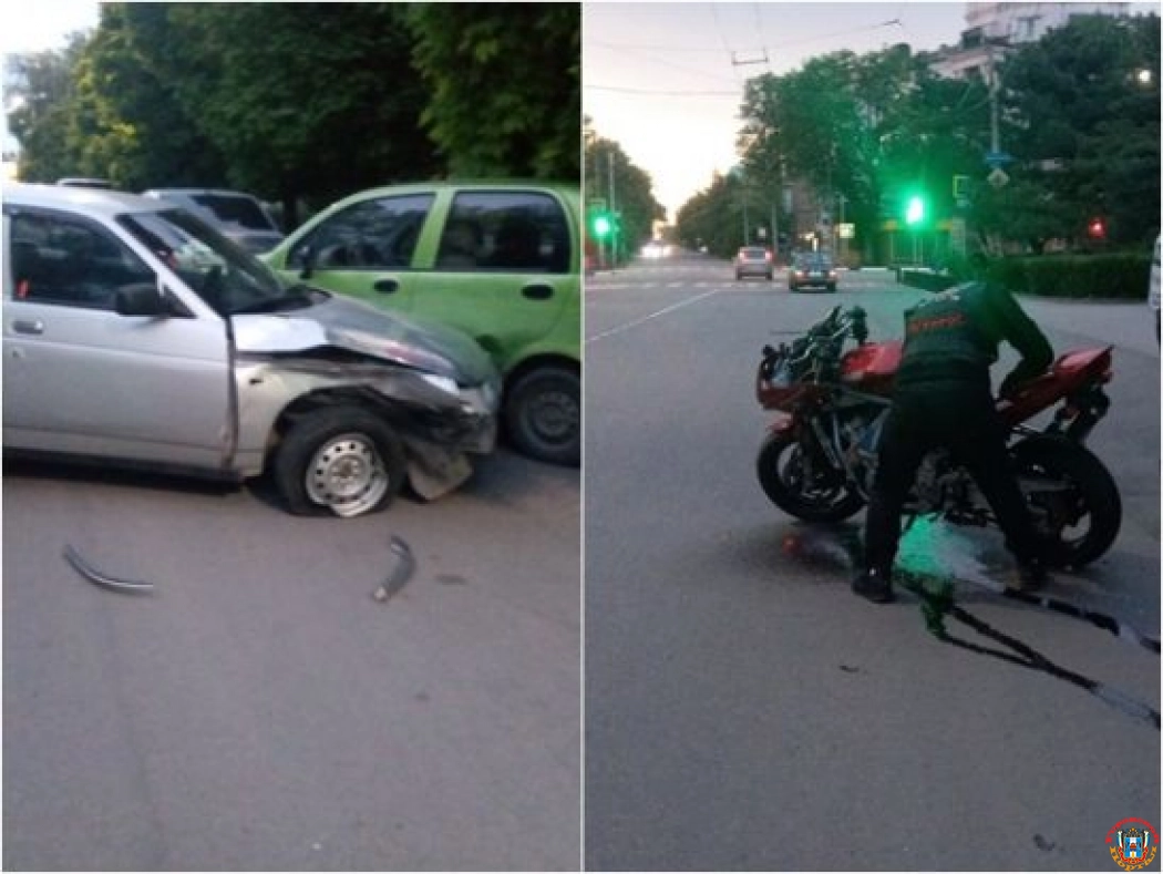 Мотоциклист и два пешехода пострадали в массовом ДТП с легковушкой в Таганроге