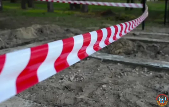 В центре города Таганрога упал беспилотник