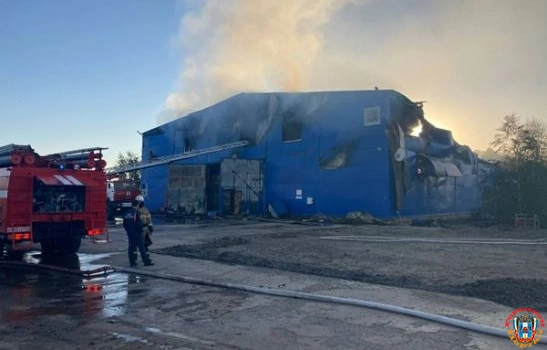 Два ангара с луком сгорели в Ростовской области