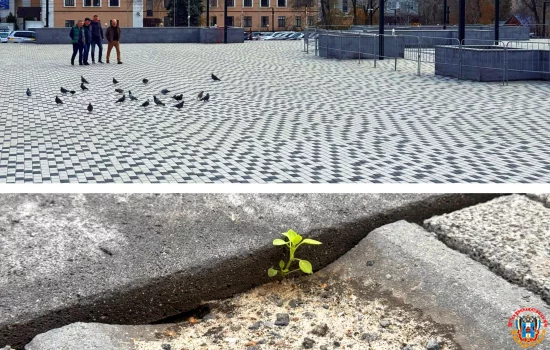 Как в Ростове выглядит площадь перед обновленным Дворцом спорта