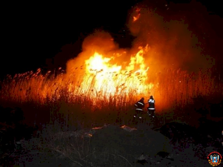 Спасатели потушили ландшафтный пожар под Ростовом