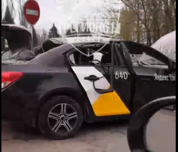 В Ростове взорвался автомобиль «Яндекс.Такси»