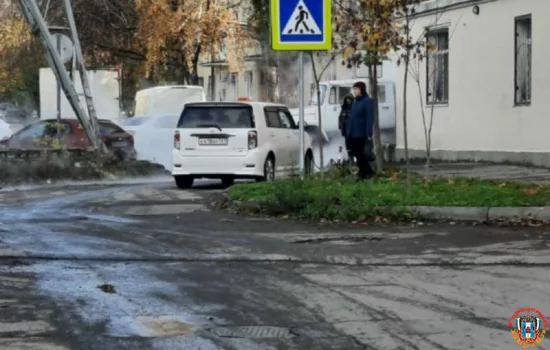 В Ростове затопило кипятком переулок Забайкальский