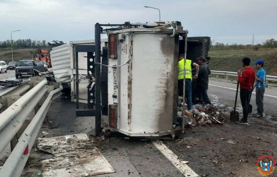 В Ростовской области 51-летний водитель мусоровоза пострадал в ДТП