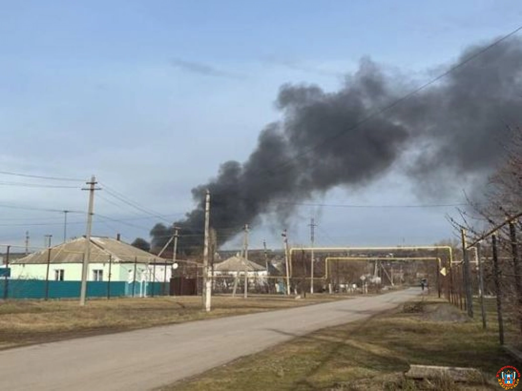 В Ростовской области пожар уничтожил гараж с машиной внутри