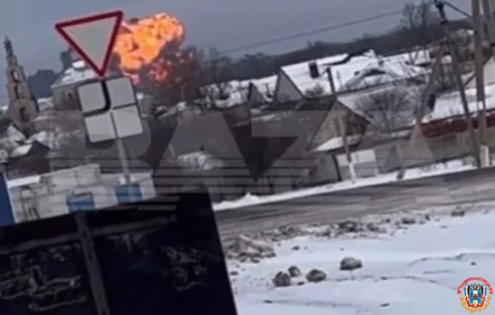 Военно-транспортный самолет Ил-76 разбился под Белгородом