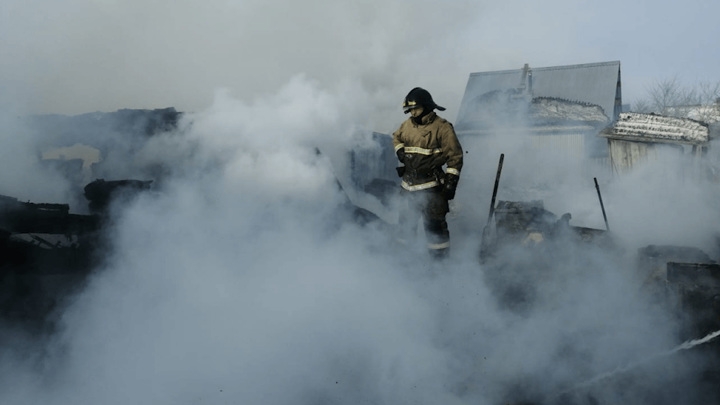 В Башкирии трое мужчин погибли в пожаре