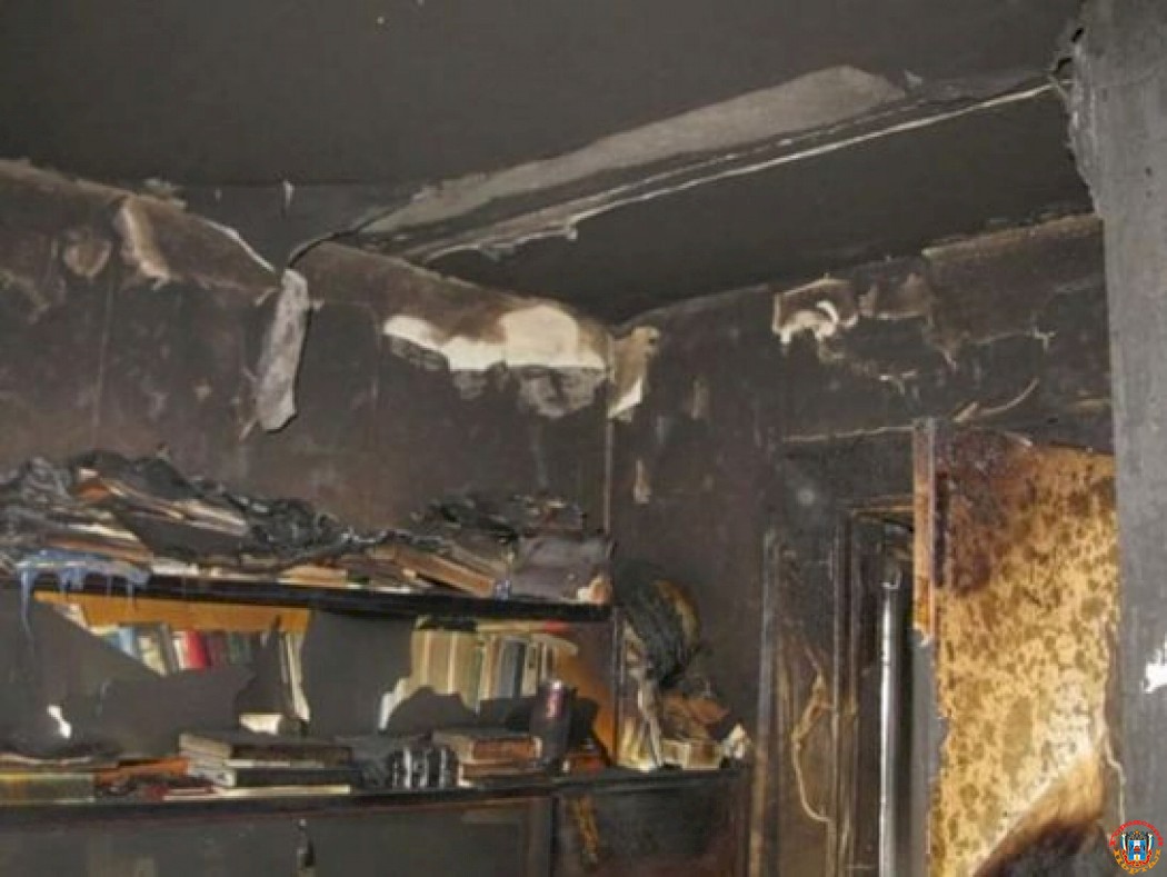 В Ростове 77-летний мужчина погиб во время пожара в частном доме