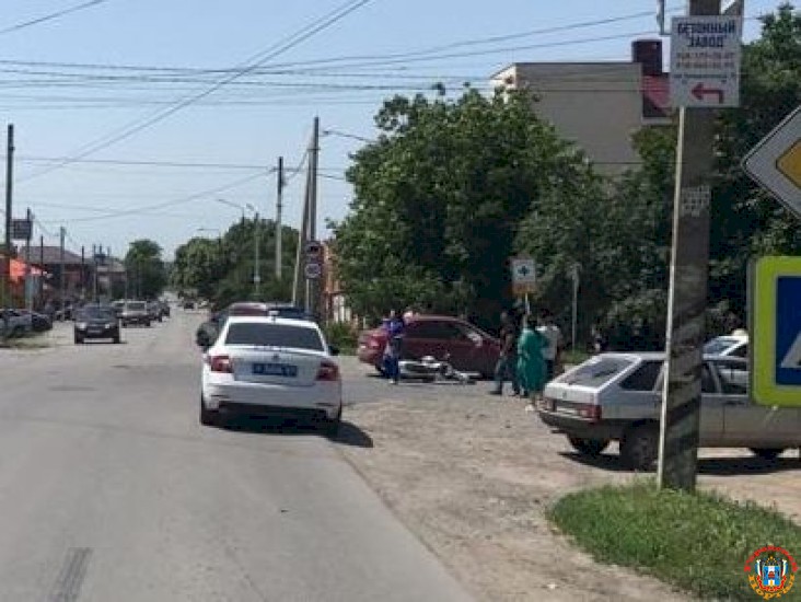 В Ростовской области 15-летний мотоциклист пострадал в ДТП с «Ладой»
