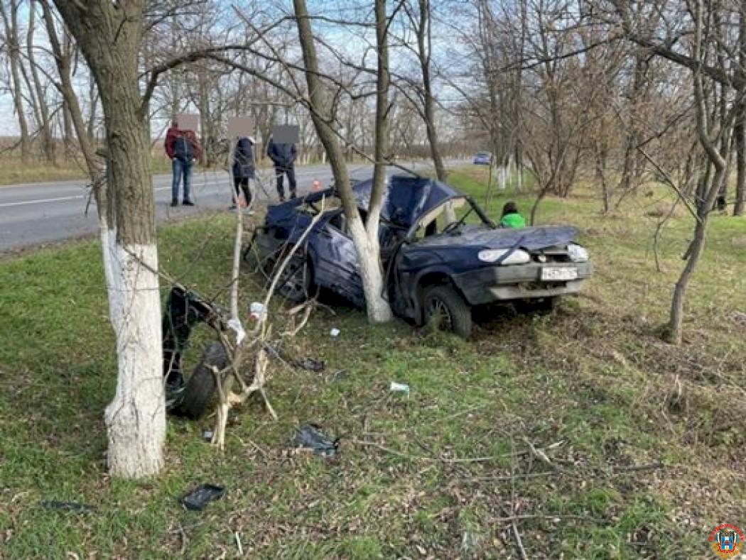 Пассажирка ВАЗа погибла в ДТП на трассе в Ростовской области