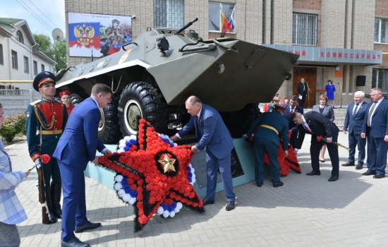 Памятник ветеранам боевых действий открыли в Ростовской области