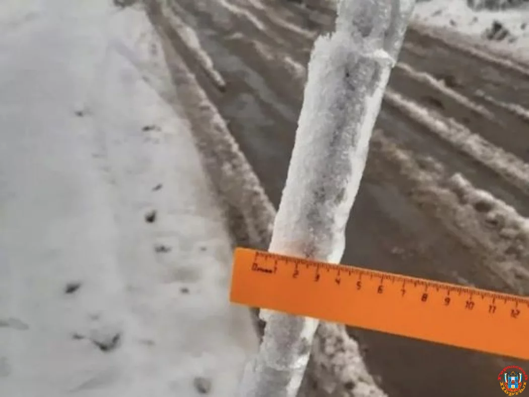 В 4 сантиметра покрылись льдом провода из-за ледяного дождя в Ростовской области