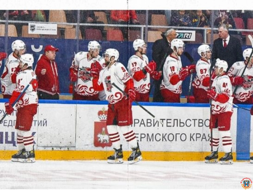 ХК «Ростов» победил пермский «Молот» со счетом 5:2